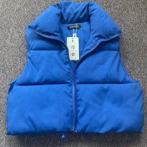Blue Puffer Vest